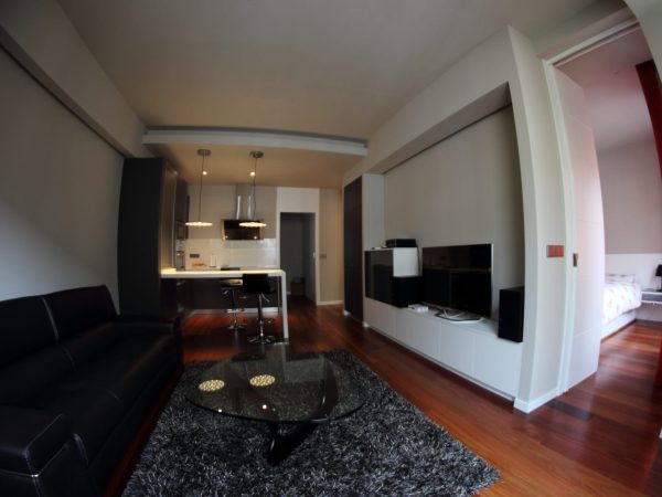 Zona de estar en vivienda de Bilbao